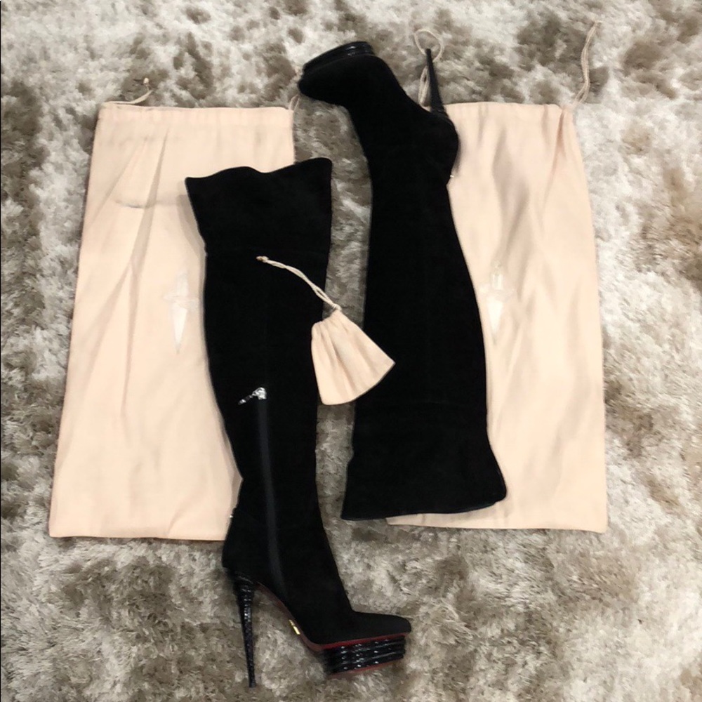 Cesare Paciotti Women’s Over the Knee Boots - Picture 7 of 8